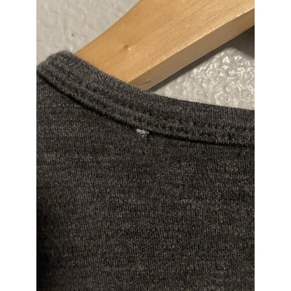 Meriwool Womens Top Medium Gray Merino Wool Base Layer Stretch Lightweight FLAW - Picture 5 of 11